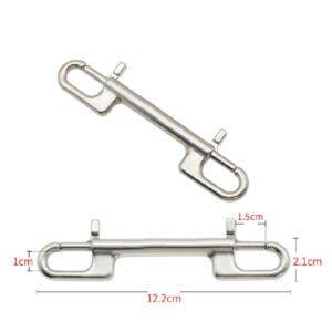 43-Mousqueton double en inox