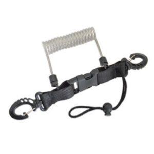44-Clips extensible mousqueton en plastique Transparent
