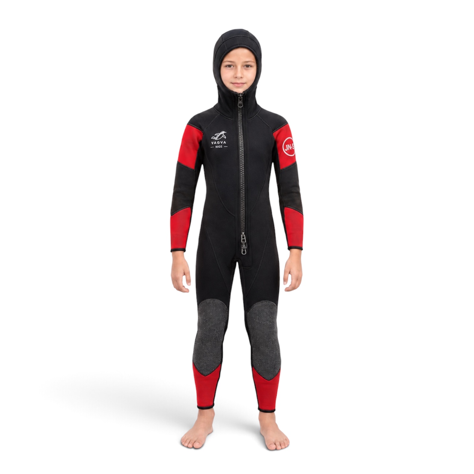 6-Combinaison canyoning junior monopièce Kevlar Rouge 0