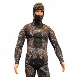 veste de chasse sous-marine camouflage