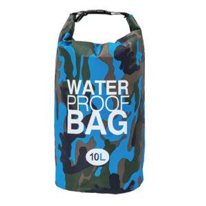 Sac polochon à bandoulière camouflage Bleu ciel